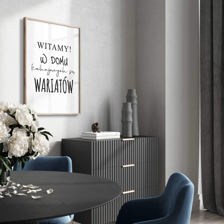 Plakat Z Napisem Witamy W Domu