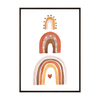 Plakat Boho Rainbows