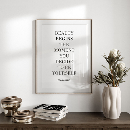 Plakat Beauty Begins