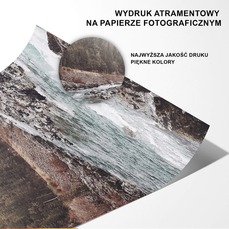 Plakat Górska Rzeka