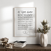Plakat W Tym Domu Kochamy
