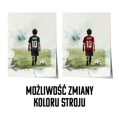 Zestaw plakatów piłkarska pasja