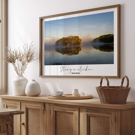 Plakat Poranek Nad Stawami Milickimi