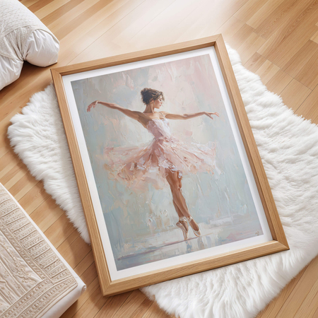 Plakat Baletnica W Różu