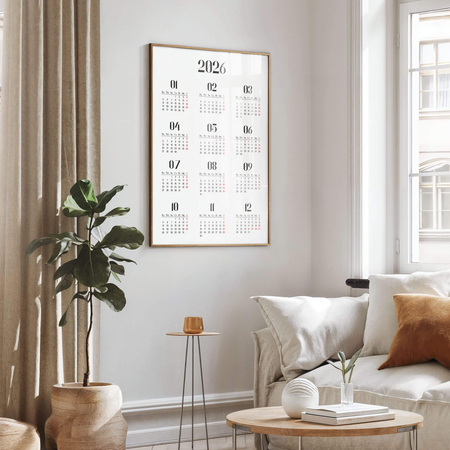 Plakat Kalendarz 2026 no3