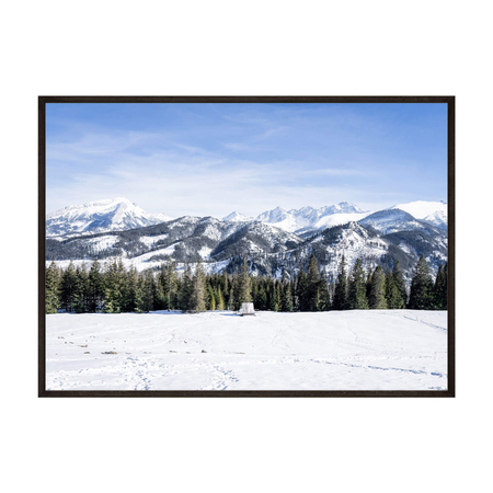 Plakat Widok Na Tatry Zimą