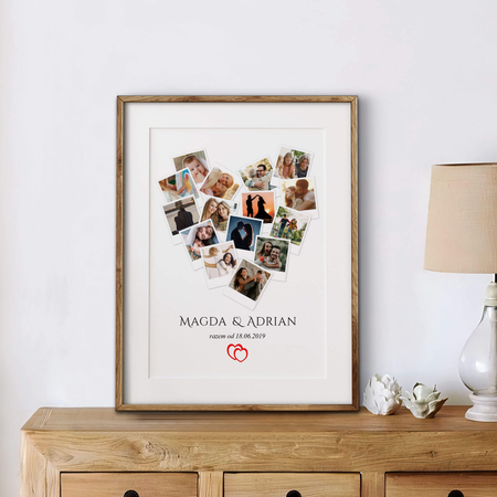 Plakat Kolaż Zdjęciowy Polaroid 15 Zdjęć