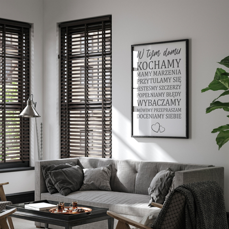 Plakat W Tym Domu Kochamy