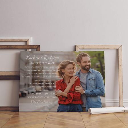 Obraz Podziękowanie Dla Rodziców wzór nr 4