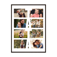 Plakat personalizowany dla taty kolaż zdjęć