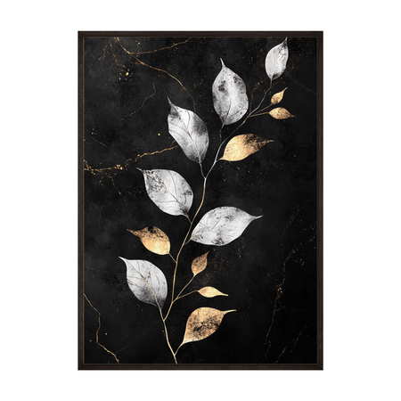 Plakat Złoto i Srebro Natury