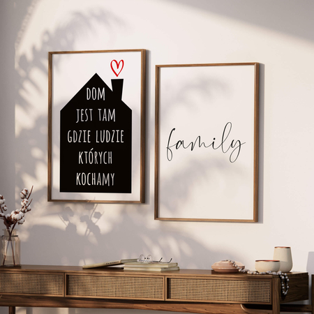 Zestaw Plakatów Family