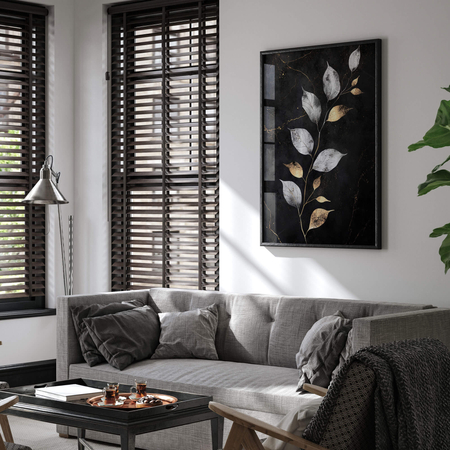 Plakat Złoto i Srebro Natury