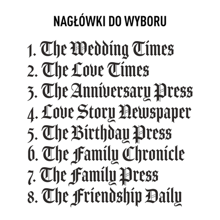 Plakat okładka gazety z twoim zdjęcie