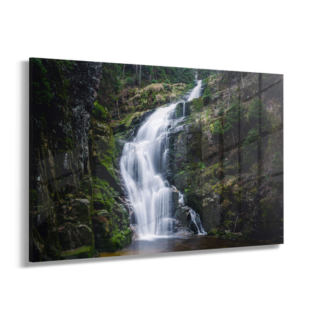Obraz na szkle akrylowym wodospad Kamieńczyka no1