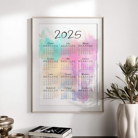Plakat Kalendarz 2025 no2