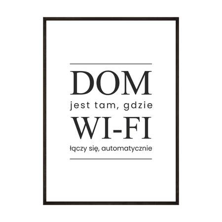 Plakat Dom Jest Tam