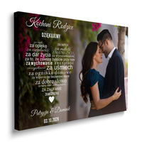 Obraz Podziękowanie Dla Rodziców wzór nr 5