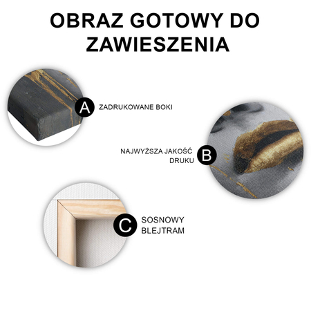 Obraz na płótnie złote milczenie