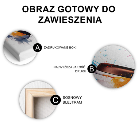Obraz na płótnie gamingowa eksplozja dźwięku
