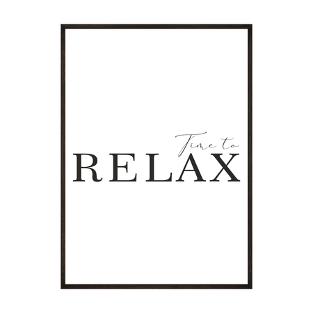 Plakat Time To Relax