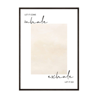 Plakat Joga Inhale Exhale