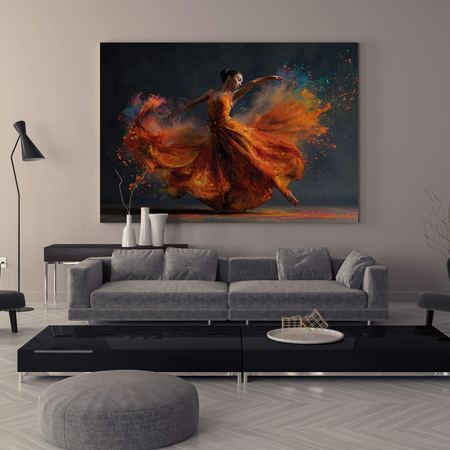 Obraz na płótnie eksplozja tańca