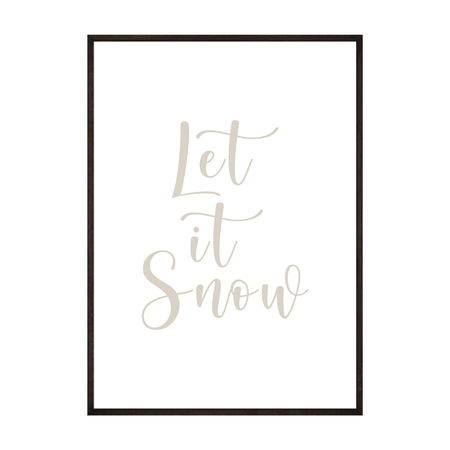 Plakat Let It Snow ver. 1