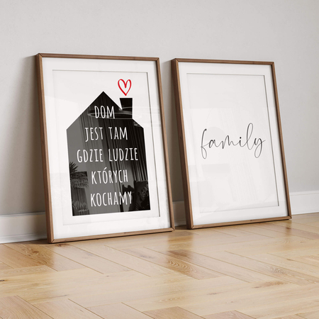 Zestaw Plakatów Family