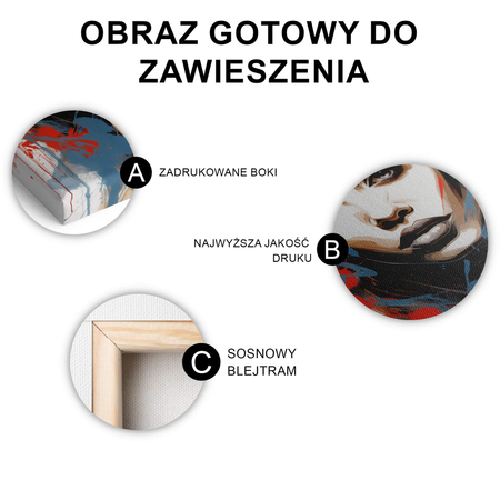 Obraz Na Płótnie Abstrakcyjny Portret Kobiety