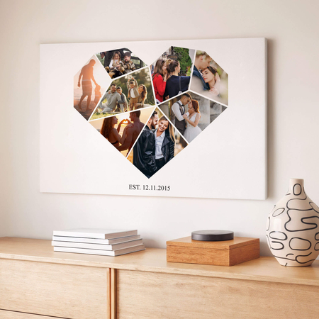 Obraz Na Płótnie Kolaż 8 Zdjęć Serce