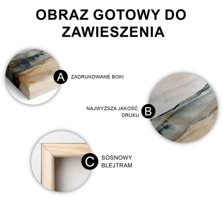 Obraz Na Płótnie Abstrakcyjny Krajobraz