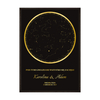 Plakat Mapa Gwiazd Gold Edition