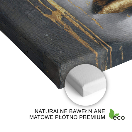 Obraz na płótnie złote milczenie