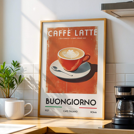 Plakat Caffe Latte