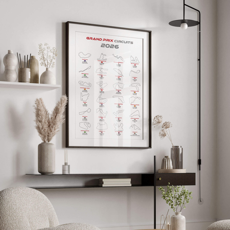 Plakat grand prix circuits 2026