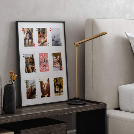 Plakat miłosna talia kart