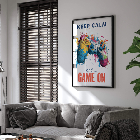 Plakat Keep Calm And Game On