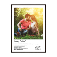 Plakat Podziękowanie dla rodziców ze zdjęciem X