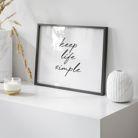 Plakat Keep Life Simple
