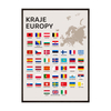 Plakat Edukacyjny Kraje Europy