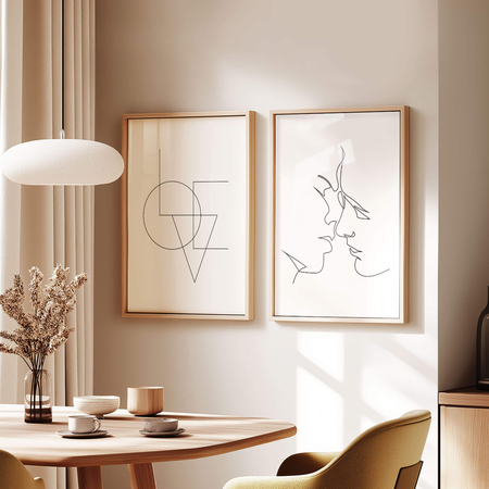 Zestaw plakatów love harmony