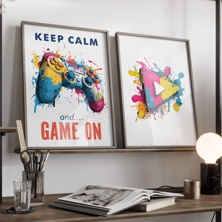 Plakat Keep Calm And Game On