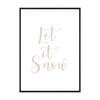 Plakat Let It Snow ver. 1