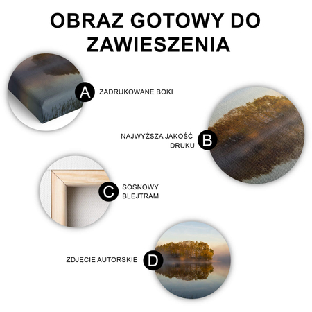 Obraz Na Płótnie Poranek Nad Stawami Milickimi