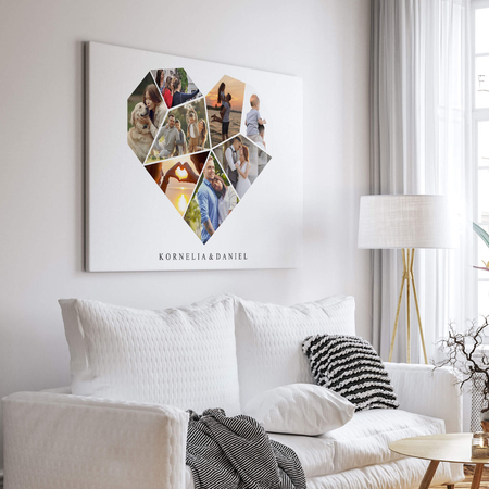 Obraz Na Płótnie Kolaż 8 Zdjęć Serce