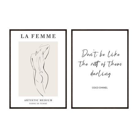 Zestaw Plakatów La Femme