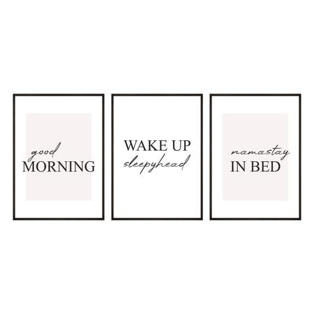 Zestaw Plakatów Good Morning