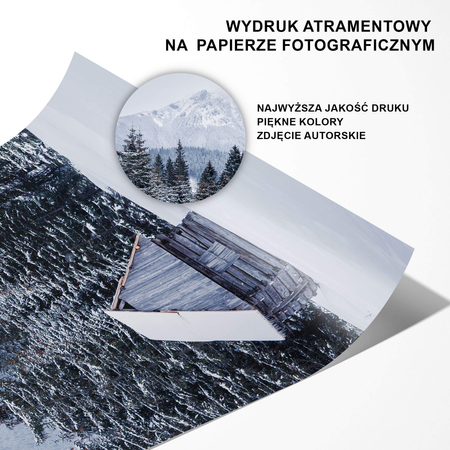 Plakat Zimowa Chatka