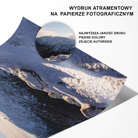 Plakat Zima W Karkonoszach